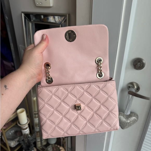 Kate Spade Pink Quilted Flap Purse - Picture 4 of 8
